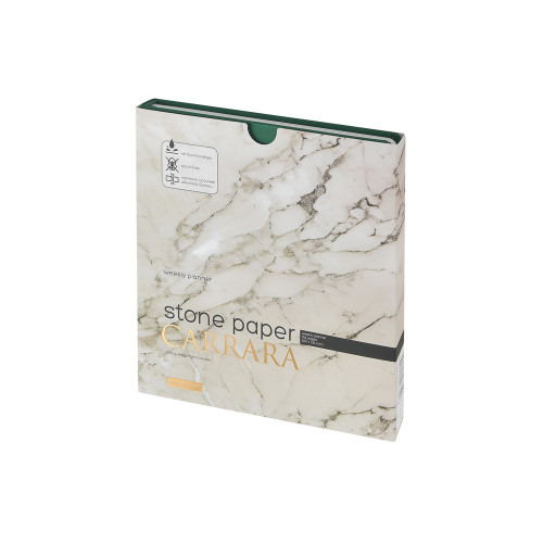 Еженедельник с каменной бумагой А5+ Carrara, зеленый Еженедельник с каменной бумагой А5+ Carrara, зеленый