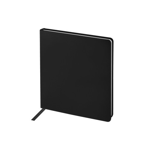 Еженедельник с каменной бумагой А5+ Carrara, черный