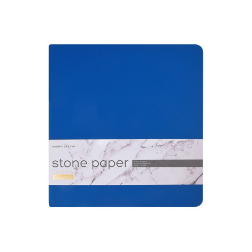 Еженедельник с каменной бумагой А5+ Carrara, синий Еженедельник с каменной бумагой А5+ Carrara, синий