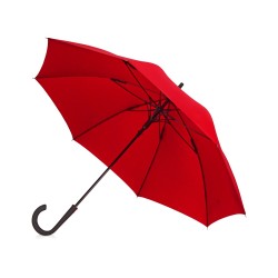 Зонт-трость Bergen, полуавтомат, красный