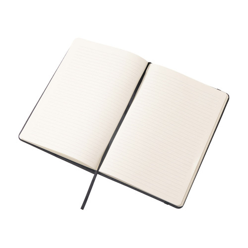 Набор блокнот А5 с магнитным держателем для ручки и подставкой для телефона и металлической шариковой ручкой NotaBene, черный Набор блокнот А5 с магнитным держателем для ручки и подставкой для телефона и металлической шариковой ручкой NotaBene, черный