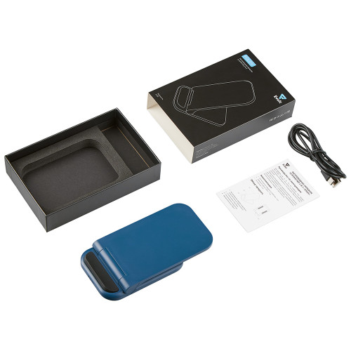 Беспроводное зарядное устройство Foldy, 15 Вт, темно-синий