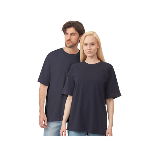 Футболка оверсайз Vienna унисекс , темно-синий Футболка оверсайз Vienna унисекс , темно-синий