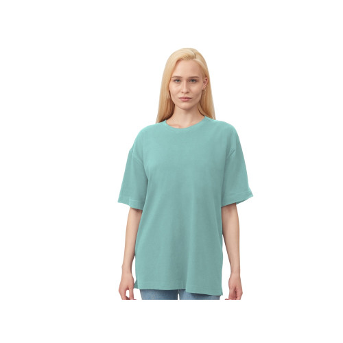 Футболка оверсайз Vienna унисекс , припылено-бирюзовый Футболка оверсайз Vienna унисекс , припылено-бирюзовый