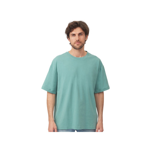 Футболка оверсайз Vienna унисекс , припылено-бирюзовый Футболка оверсайз Vienna унисекс , припылено-бирюзовый