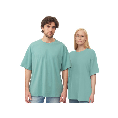 Футболка оверсайз Vienna унисекс , припылено-бирюзовый Футболка оверсайз Vienna унисекс , припылено-бирюзовый