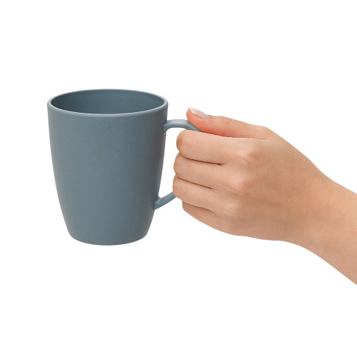 Кружка из пшеничного волокна Morning, 400 мл, серо-голубой 430C