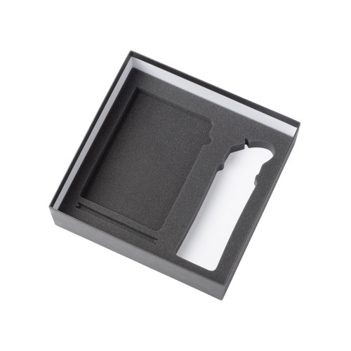 Подарочный набор c блокнотом C1, ручкой и бутылкой, серый