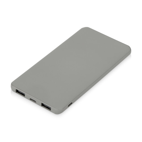 Подарочный набор с бутылкой для воды и повербанком С1, 5000 mAh, серый