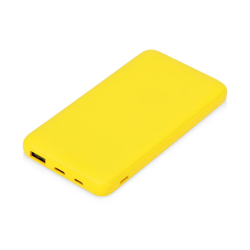 Подарочный набор с бутылкой для воды и повербанком С2, 10000 mAh, желтый