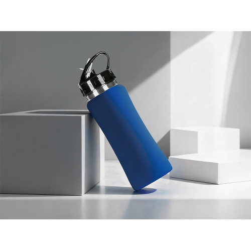 Подарочный набор с бутылкой для воды и повербанком С2, 10000 mAh, темно-синий Подарочный набор с бутылкой для воды и повербанком С2, 10000 mAh, темно-синий
