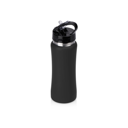 Подарочный набор с бутылкой для воды и повербанком С2, 10000 mAh, черный