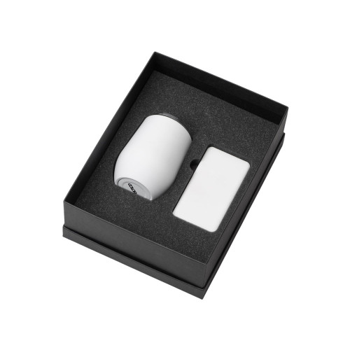 Подарочный набор с термокружкой и повербанком С2, 10000 mAh, белый Подарочный набор с термокружкой и повербанком С2, 10000 mAh, белый