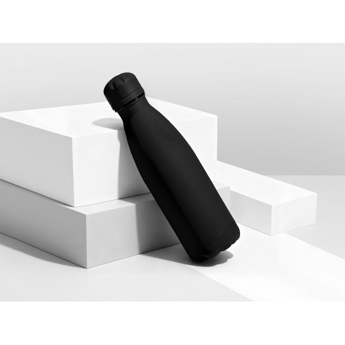 Подарочный набор с термобутылкой и повербанком С1, 5000 mAh, черный Подарочный набор с термобутылкой и повербанком С1, 5000 mAh, черный