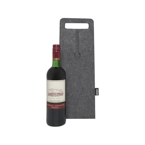 Felta Мешок для вина из переработанного фетра, сертифицированного согласно GRS, емкостью 75 мл - средне-серый Felta Мешок для вина из переработанного фетра, сертифицированного согласно GRS, емкостью 75 мл - средне-серый