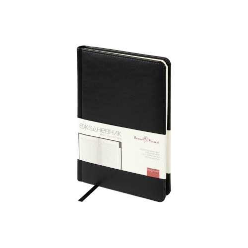 Ежедневник недатированный с индексами А5 Prime, черный Ежедневник недатированный с индексами А5 Prime, черный