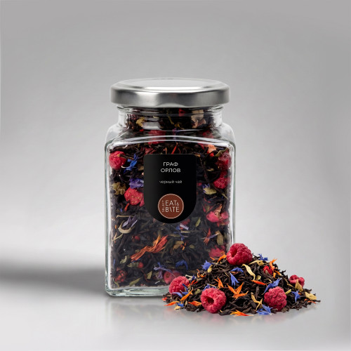 Чай черный, серия Bouquet, граф Орлов, стеклянная банка Чай черный, серия Bouquet, граф Орлов, стеклянная банка
