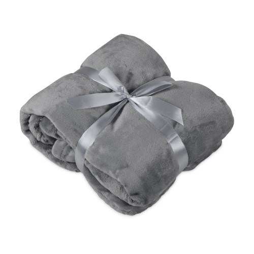 Подарочный набор Tea time с пледом, серый