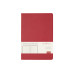 Ежедневник недатированный А5 Megapolis Nappa, бордовый