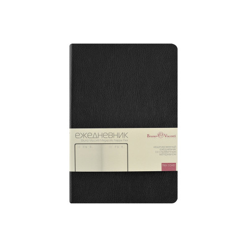 Ежедневник недатированный А5 Megapolis Nappa Flex, черный Ежедневник недатированный А5 Megapolis Nappa Flex, черный