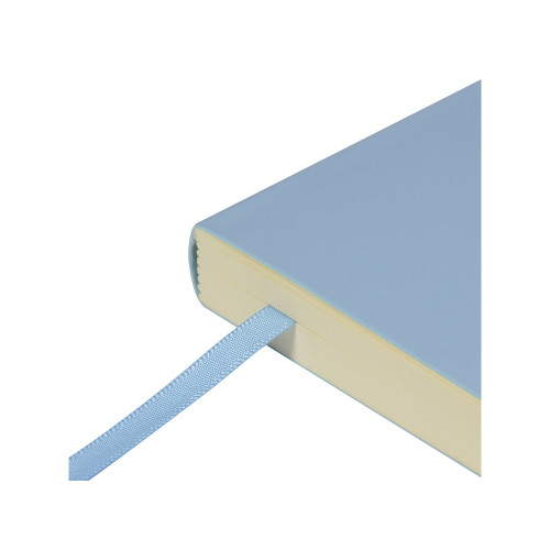 Скетчбук Sketch & Art в мягком переплете 145х145 мм, 100 л. бежевой бумаги 100 гр., голубой