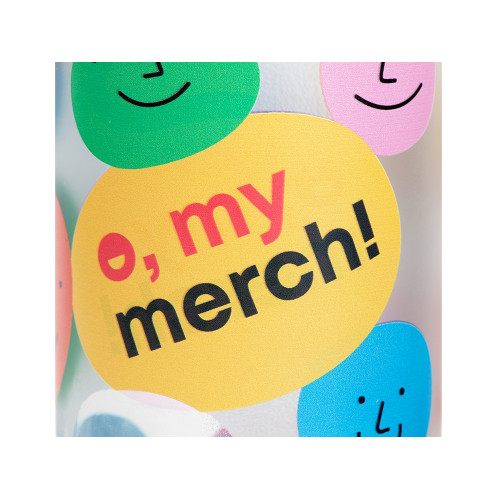 Стеклянная бутылка с бамбуковой крышкой Foggy, 600мл, серый Cool gray 7C (УФ- печать) Стеклянная бутылка с бамбуковой крышкой Foggy, 600мл, серый Cool gray 7C (УФ- печать)