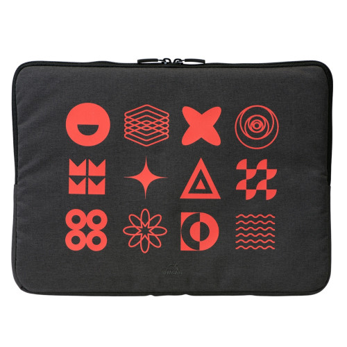 RIVACASE 7705 black ECO чехол для ноутбука 15.6 / 12 (термотрансфер)