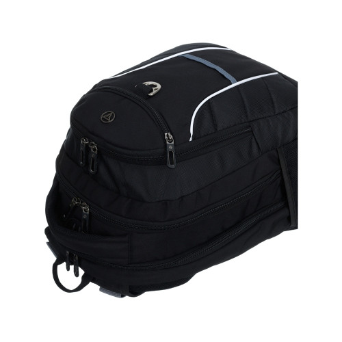 Рюкзак TORBER XPLOR с отделением для ноутбука 15, чёрный, полиэстер 600D, 35x20x47 см, 33л