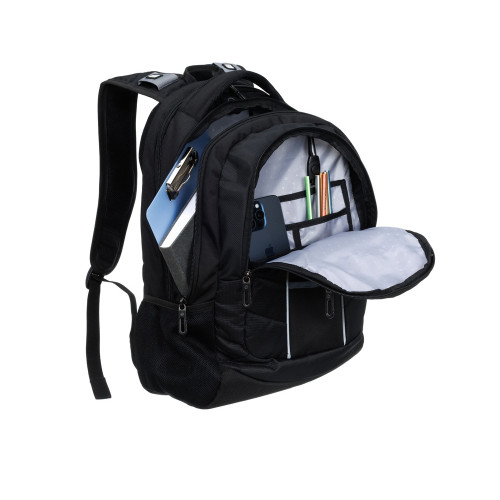 Рюкзак TORBER XPLOR с отделением для ноутбука 15, чёрный, полиэстер 600D, 35x20x47 см, 33л