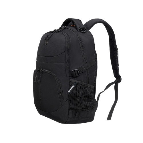 Рюкзак TORBER ROCKIT, чёрный, полиэстер, 33х15х45 см, 22 л