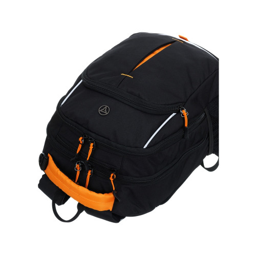 Рюкзак TORBER ROCKIT черный/оранжевый, полиэстер/добби, 32x15x46 см, 22 л Рюкзак TORBER ROCKIT черный/оранжевый, полиэстер/добби, 32x15x46 см, 22 л