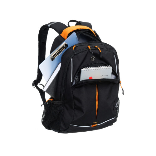 Рюкзак TORBER ROCKIT черный/оранжевый, полиэстер/добби, 32x15x46 см, 22 л Рюкзак TORBER ROCKIT черный/оранжевый, полиэстер/добби, 32x15x46 см, 22 л