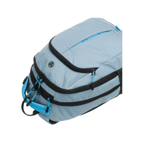Рюкзак TORBER ROCKIT серый/голубой, полиэстер/добби, 32x15x46 см, 22 л Рюкзак TORBER ROCKIT серый/голубой, полиэстер/добби, 32x15x46 см, 22 л