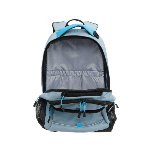 Рюкзак TORBER ROCKIT серый/голубой, полиэстер/добби, 32x15x46 см, 22 л Рюкзак TORBER ROCKIT серый/голубой, полиэстер/добби, 32x15x46 см, 22 л