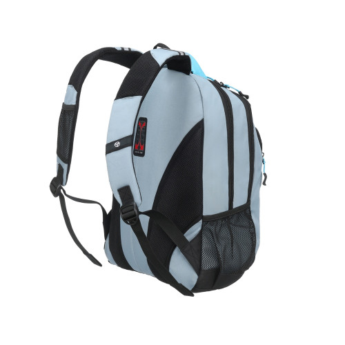 Рюкзак TORBER ROCKIT серый/голубой, полиэстер/добби, 32x15x46 см, 22 л Рюкзак TORBER ROCKIT серый/голубой, полиэстер/добби, 32x15x46 см, 22 л