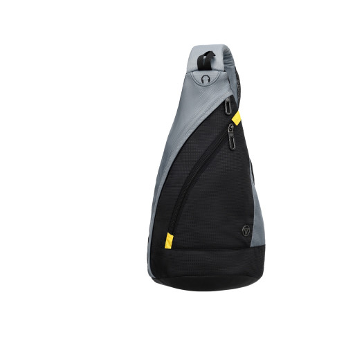 Рюкзак TORBER с одним плечевым ремнем, черный/серый, полиэстер/добби, 25x15x45 см, 7 л Рюкзак TORBER с одним плечевым ремнем, черный/серый, полиэстер/добби, 25x15x45 см, 7 л