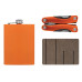 Набор с мультитулом и фляжкой Путешественник 2.0., оранжевый