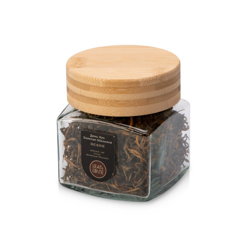 Подарочный набор с пледом, френчпрессом, чаем и вареньем, бежевый