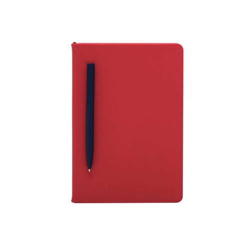 Подарочный набор с блокнотом С3, металлической ручкой и термобутылкой, красный Подарочный набор с блокнотом С3, металлической ручкой и термобутылкой, красный