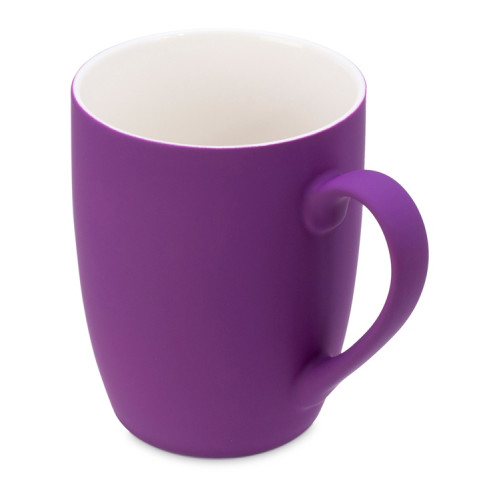 Подарочный набор с блокнотом С2, пластиковой ручкой и кружкой, фиолетовый Подарочный набор с блокнотом С2, пластиковой ручкой и кружкой, фиолетовый