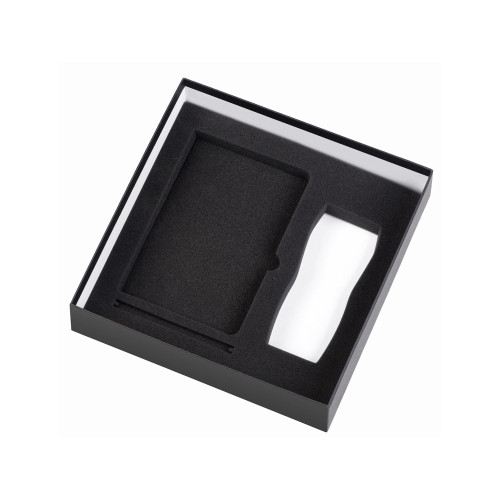 Подарочный набор с блокнотом С1, металлической ручкой и термокружкой, темно-синий Подарочный набор с блокнотом С1, металлической ручкой и термокружкой, темно-синий