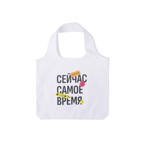 Сумка-шоппер Vest из хлопка 340 г/м2, белый (термотрансфер) Сумка-шоппер Vest из хлопка 340 г/м2, белый (термотрансфер)