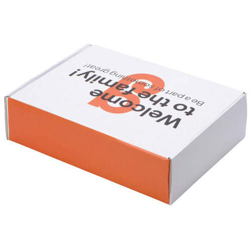 Коробка подарочная Zand M, белый (уф на вылет) Коробка подарочная Zand M, белый (уф на вылет)