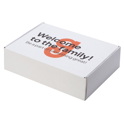 Коробка подарочная Zand M, белый (уф на вылет) Коробка подарочная Zand M, белый (уф на вылет)