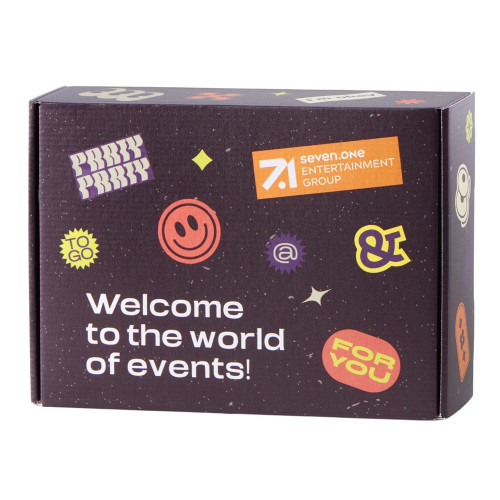 Коробка подарочная Zand M, белый (уф на вылет)