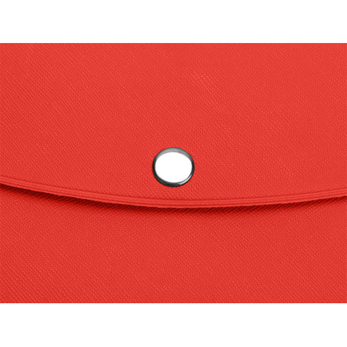 Органайзер для документов на кнопке с отделением для купюр и ручки, упаковка в индивидуальный пакет, красный/серый