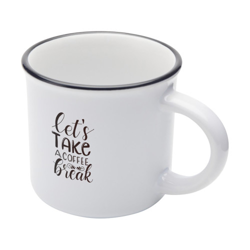 Bari керамическая кружка объемом 240 мл, белый