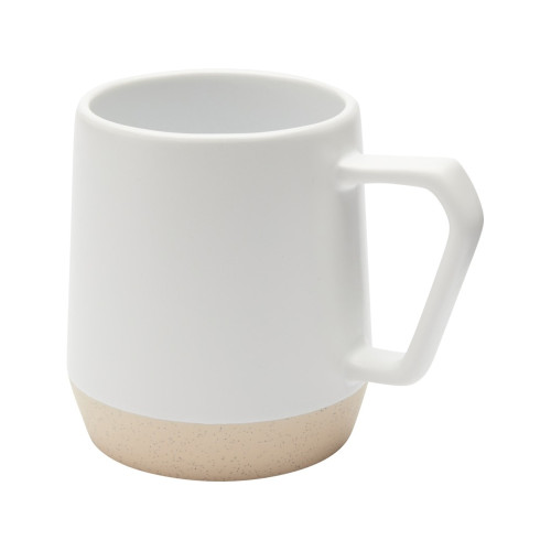 Dolce керамическая кружка объемом 300 мл с матовой отделкой, белый Dolce керамическая кружка объемом 300 мл с матовой отделкой, белый