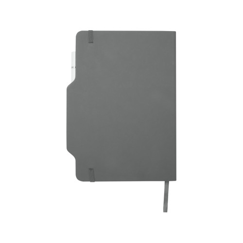 Nexus блокнот формата А5 в твердой обложке с ручкой и карандашом - Серый Nexus блокнот формата А5 в твердой обложке с ручкой и карандашом - Серый