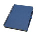 Slate многоразовый набор из блокнота в мягкой обложке и ручки - Темно - синий